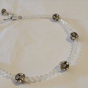 Vintage Crystal and Rhinestone Necklace